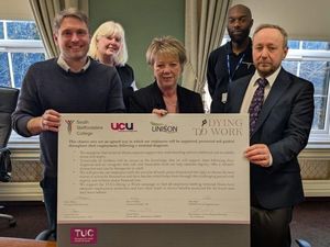 Supporting image for story: South Staffordshire College signs Dying to Work Charter, strengthening commitment to employee wellbeing