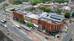 The new college campus in Wolverhampton city centre is starting to form as a recognisable building