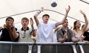 It was a day for people to enjoy music, food and drink on the edge of the countryside