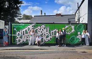 The mural is part of the 60th anniversary celebrations for the Samaritans in Wolverhampton