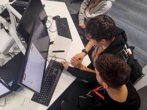 Supporting image for story: College students take part in national computer 'hackathon' challenge