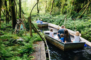 Boats on the Enchanted River Ride