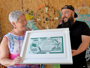 Supporting image for story: Mother and son create artwork to raise funds for New Cross