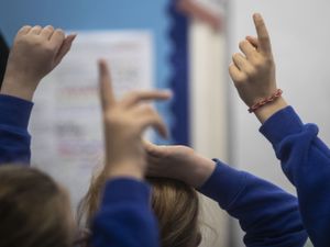 School children in a classroom