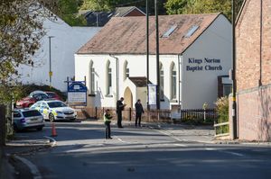 Police at the scene in Kings Norton. Photo: Snapper SK