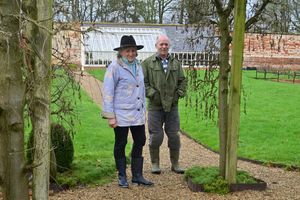 Owners Mark and Cathy Pollard at Eyton Hall