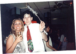 A pair having a hoot at Cascades, Telford circa. 1995.