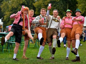 Supporting image for story: Lederhosen and pints as thousands enjoy Shrewsbury Oktoberfest