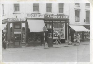 Outside the original Robinson's in Wolverhampton city centre