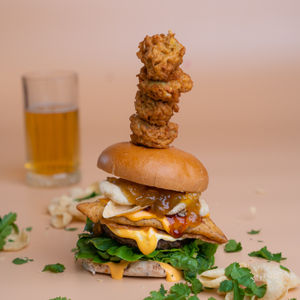 The full workings of an Indian restaurant are a feature of the Indian Burger