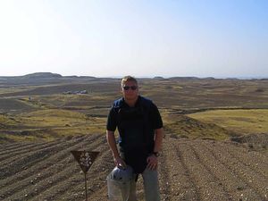 On one of his demining expeditions