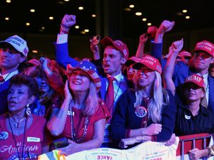 Supporting image for story: Trump wins in two key swing states in race against Kamala Harris for presidency