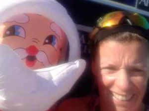Supporting image for story: Santa stops off in the Atlantic to check on Shrewsbury's Kelda