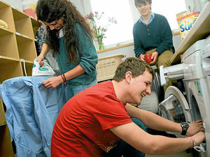 Supporting image for story: Learning life skills in Wrekin College campus house