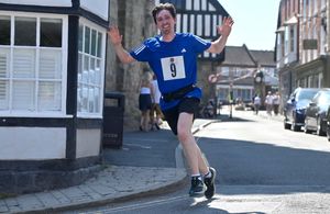 Much Wenlock , Gaskell Recreation ground and in the town, the Wenlock Olympians held there annual event which included a mile run this year.  Henry Distasio.