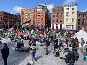 Supporting image for story: Pro-Palestine protesters in Dublin criticise US support of Israel
