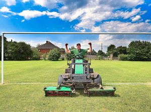 Supporting image for story: "Not a time for mowing" says grass cutter Jimmy as autumnal weather hits home