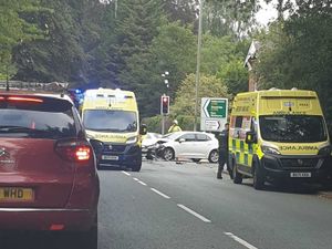 Supporting image for story: Ambulance responding to 999 call involved in crash on Wolverhampton road