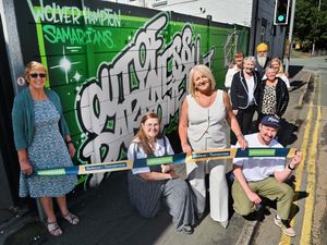 Supporting image for story: New mural a celebration of what charity has done in Wolverhampton, but director says hard work still goes on