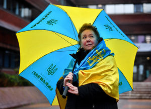 Slava Madylus stands in solidarity with Ukraine