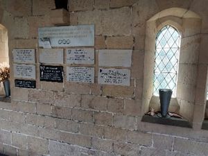 The existing memorial plaques at the chapel cemetery in Longden Road, Shrewsbury. Picture: Shropshire Council