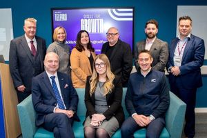 L-R panel speakers Stuart Bishop, Ruth Ross, Jo Long, Michael Milward, Dan Turner, Lawrence Wood, Alistair Dawes, Poppy Durnall, Gareth Jones