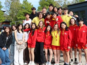 Supporting image for story: Newly qualified lifeguards for college pool