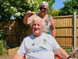 Supporting image for story: Cricket stalwart Norman Ross eyes up a late cut!