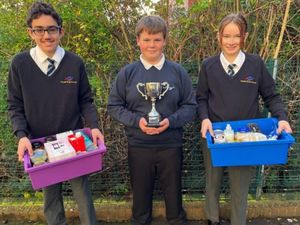 Supporting image for story: School pupils provide invaluable help to food bank