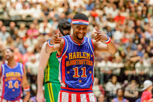 The Harlem Globetrotters in Birmingham. Credit: Chris Bowley
