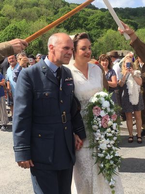 David wore an RAF uniform replicating that worn by a Battle of Britain pilot