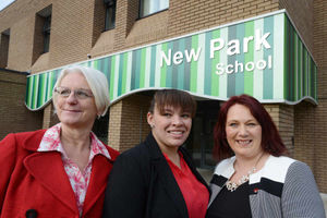 Incoming headteacher Fran Pass, behaviour boss Stacie Cooper, and executive headteacher Nicola Davis
