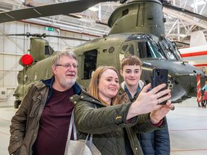 Supporting image for story: Legendary Chinook goes on display at RAF Cosford museum
