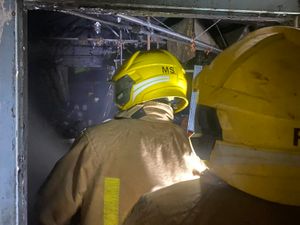 Supporting image for story: Fire at dairy farm near Market Drayton