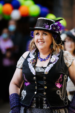 Hundreds of people attended the Shrewsbury Steam Punk Spooky Spectacular