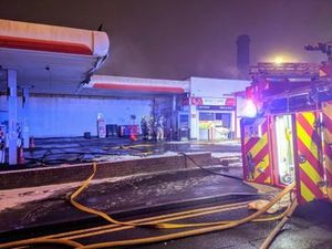 Supporting image for story: Arson arrest after fire at Wolverhampton petrol station shop