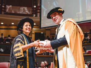 Supporting image for story: Engineer with transformational vision for industry receives honorary doctorate