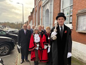 Civic procession from the Guildhall