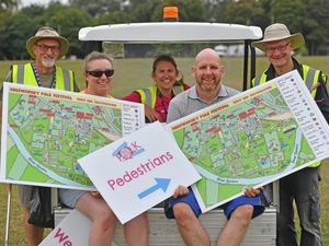 Supporting image for story: 'It's the place to be this weekend!': Shrewsbury Folk Festival organisers are 'building a small town' ahead of event