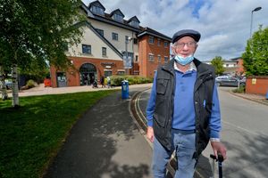 Bill Evans outside the medical centre, which is besides Old Smithfield Car Park