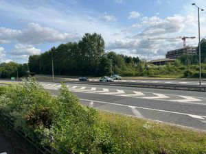 The northbound road was closed following the collision
