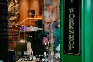 Jeannette Sherry from E & J Jewellers on Shrewsbury's Wyle Cop