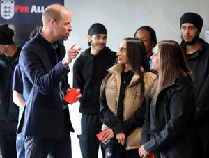 The Prince of Wales meets local would-be referees