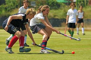 Oswestry's Grace Garry and Telford's Kyle Gladwin