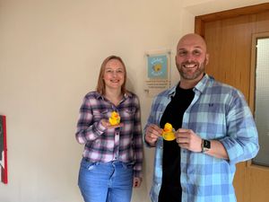 Puddle Ducks Owners Lisa and Chris Traves. 