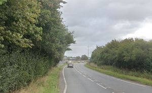 The A518 on the outskirts of Newport is set to close between Monday, March 30 and Friday, May 8. Photo: Google