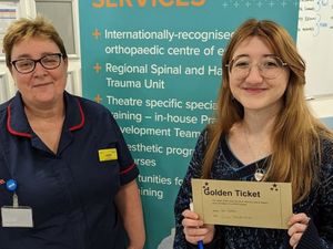 Supporting image for story: Student nurses given 'Golden Tickets' into jobs at specialist hospital