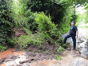 Supporting image for story: Roads shut and trees fall as West Midlands hit by flooding