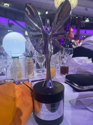 Manny Singh Kang was named Fundraiser of the Year. Photo: Manny Singh Kang