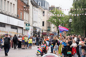 Stafford was awash with colour during the parade. Photo: Ian Knight / Z70 Photograph